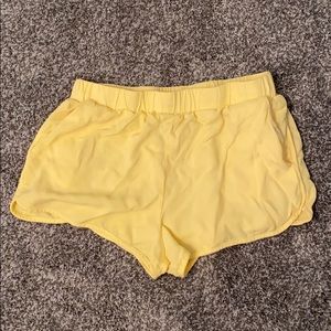 Yellow shorts